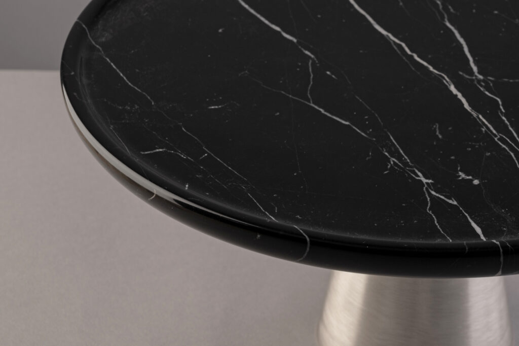Marmor Tischplatte in Schwarz